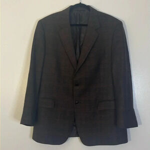 Brooks Brothers | Wool & Cashmere suit jacket sport coat Plaid Men’s size 45R